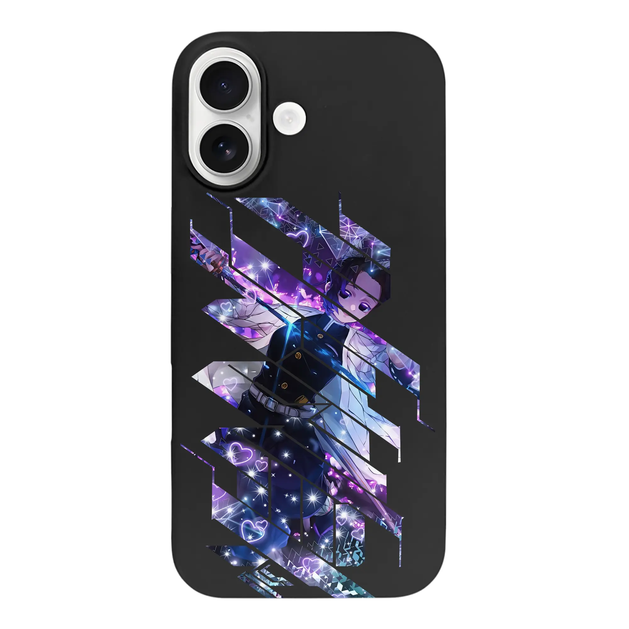 鬼滅の刃 グッズ,胡蝶 しのぶ - iPhone 17 シリーズ シリコンケース 薄型 耐衝撃 指紋防止 ソフトタッチカバー 精密フィット 傷防止 保護ケース iPhone 17/17 Air/17 Pro/17 Pro Max 対応